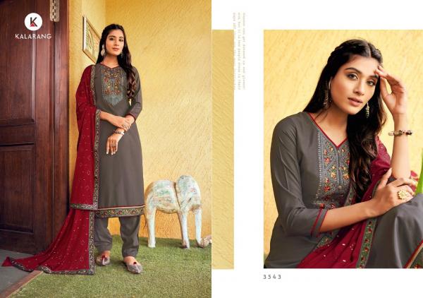 Kalarang Jannat 2 Fancy Silk Embroidery Festive Wear Salwar 